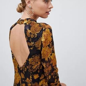 Whistles Eleanor mini dress in mackintosh print